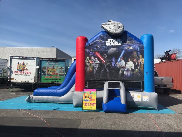 (14) Star Wars Bouncer And Slide #CU27 (14) Star Wars Bouncer And Slide #CU27