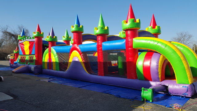 65ft Mega Bouncer Obstacle Course #OC8 65ft Mega Bouncer Obstacle Course #OC8