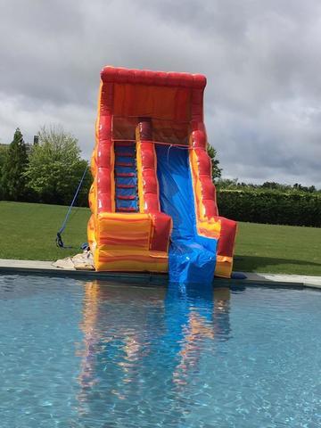 Volcano Pool Side Water Slide #WS8 Volcano Pool Side Water Slide #WS8