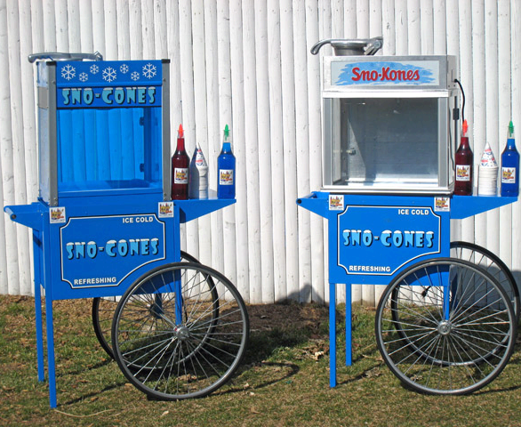 Sno Kone Machine ON A CART #CON4 Sno Kone Machine ON A CART #CON4