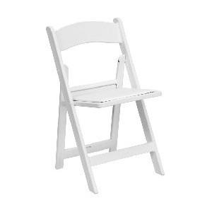 Elegant White Padded Chairs (KTC) Elegant White Padded Chairs (KTC)