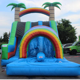 Rainbow Double LANE Tunnel Slide WITH POOL ! #WS11 Rainbow Double LANE Tunnel Slide WITH POOL ! #WS11